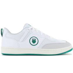 Sneakers K-Varsity en cuir blanc/vert