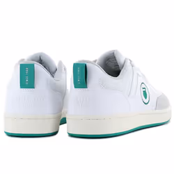 Sneakers K-Varsity en cuir blanc/vert