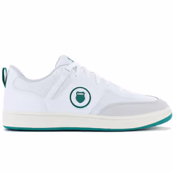 Sneakers K-Varsity en cuir blanc/vert