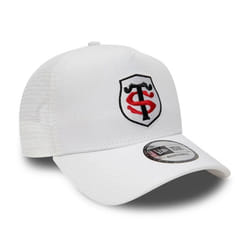 Casquette 9FORTY Trucker A-Frame Stade Toulousain - New Era Adulte Taille Unique Blanche