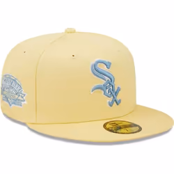 Casquette ajustée New Era 59Fifty - Chicago White Sox - Jaune - Homme