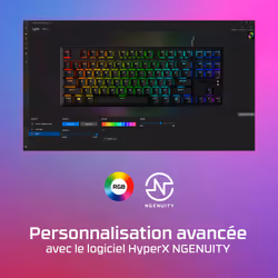 HyperX Alloy Origins Core PBT HX Red - Clavier de jeu mécanique - Vue supplémentaire 12