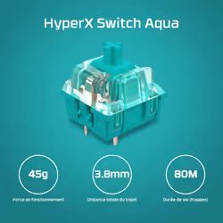 HyperX Alloy Origins Core PBT HX Red - Clavier de jeu mécanique - Vue supplémentaire 7
