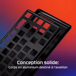 HyperX Alloy Origins Core PBT HX Aqua - Clavier de jeu mécanique - Vue supplémentaire 5