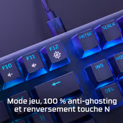 HyperX Alloy Origins Core PBT HX Aqua - Clavier de jeu mécanique - Vue supplémentaire 7