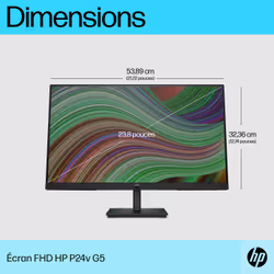 HP P24v G5 écran plat de PC 23.8" Full HD Noir - Vue supplémentaire 11
