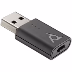 POLY Dongle 1 880 -1 900 MHz certifié Microsoft Teams Savi D400 UC DECT, Adaptateur USB, Noir