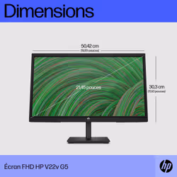 HP Écran FHD V22v G5 - Vue supplémentaire 17