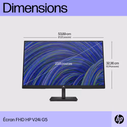 HP V24i G5 FHD Monitor - Vue supplémentaire 10