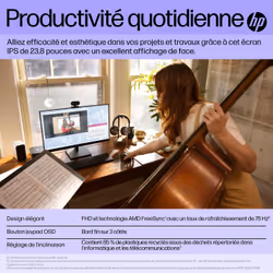HP V24i G5 FHD Monitor - Vue supplémentaire 12