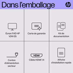 HP V24i G5 FHD Monitor - Vue supplémentaire 13