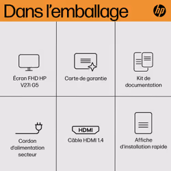 HP Écran FHD V27i G5 - Vue supplémentaire 7