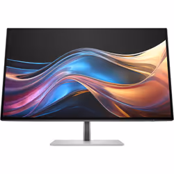 HP Series 7 Pro 27 inch QHD Monitor - 727pq, 68,6 cm (27"), 2560 x 1440 pixels, Full HD, 5 ms, Noir, Argent
