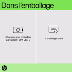 HP Chargeur pour ordinateur portable USB-C 65 W - Vue supplémentaire 6