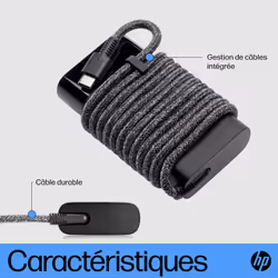 HP Chargeur pour ordinateur portable USB-C 65 W - Vue supplémentaire 7