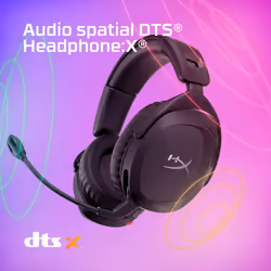 HyperX Cloud Stinger 2 Casque Gamer Sans Fil Noir Dongle USB 2,4 GHz - Vue supplémentaire 10