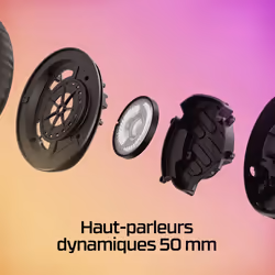 HyperX Cloud Stinger 2 Casque Gamer Sans Fil Noir Dongle USB 2,4 GHz - Vue supplémentaire 8