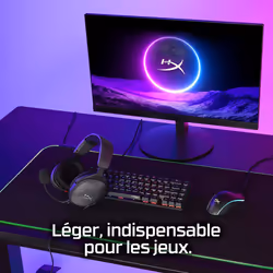 HyperX Casques gamer Cloud Stinger 2, Avec fil, Jouer, 10 - 25000 Hz, 275 g, Casque, Noir