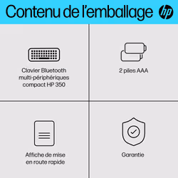 HP Clavier Bluetooth multi-périphériques compact 350 - Vue supplémentaire 21