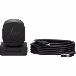 HP Webcam de diffusion 4K 965, 8 MP, 3840 x 2160 pixels, Full HD, 60 ips, 1280x720@30fps, 1280x720@60fps, 1920x1080@30fps, 19 ...