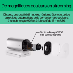 HP Caméra de streaming 4K 960 - Vue supplémentaire 11