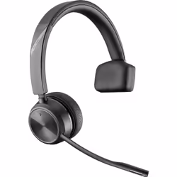 POLY Micro-casque Savi 7210 Office DECT 1 880-1 900 MHz, une seule oreillette, Sans fil, Appels/Musique, 104 g, Casque, Noir