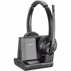 HP Savi 8220, Avec fil &sans fil, Bureau/Centre d'appels, 160 g, Casque, Noir