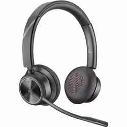 POLY Micro-casque Savi 7320-M Office stéréo DECT 1 880-1 900 MHz, Sans fil, Appels/Musique, 160 g, Casque, Noir