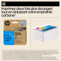 HP 924e Cartouche d’encre authentique Cyan EvoMore - Vue supplémentaire 3