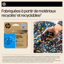HP 924e Cartouche d’encre authentique Cyan EvoMore - Vue supplémentaire 5
