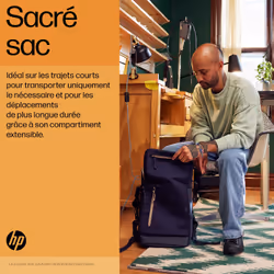 HP Sac à dos pour ordinateur portable Travel 25 litres 15,6 pouces (bleu) - Vue supplémentaire 9