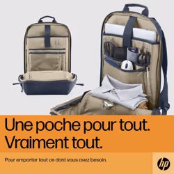HP Sac à dos pour ordinateur portable 15,6 pouces Travel 18 litres (bleu nuit) - Vue supplémentaire 12