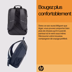HP Sac à dos pour ordinateur portable 15,6 pouces Travel 18 litres (bleu nuit) - Vue supplémentaire 9