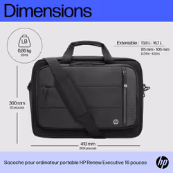 HP Sacoche pour ordinateur portable Renew Executive 16 pouces - Vue supplémentaire 10