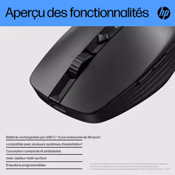 HP Souris silencieuse rechargeable 710 - Vue supplémentaire 21