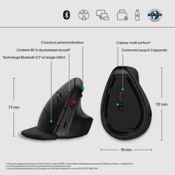 HP Souris sans fil ergonomique 920 - Vue supplémentaire 16