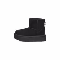 Bottes Mini Platform Cuir Noir