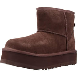 Bottes Platform Daim Marron