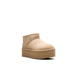 Bottes Classic Ultra Mini Platform Suede Beige