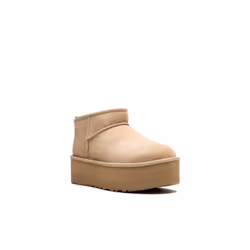 Bottes Classic Ultra Mini Platform Suede Beige