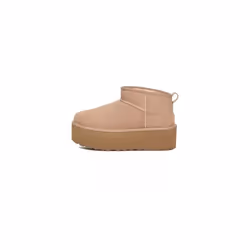 Bottes Classic Ultra Mini Platform Suede Beige