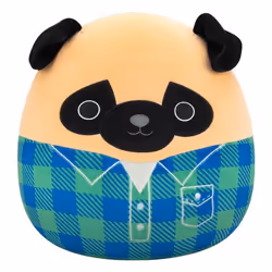 Squishmallows Mops, Peluche chien, 3 an(s)