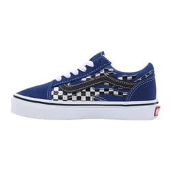 VANS OLD SKOOL REFLECT CHECK FLAME COULEUR BLEU BLUE