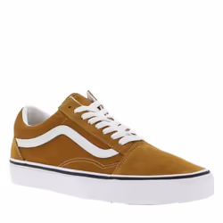 Baskets VANS - Marron - Homme - Cuir - Lacets