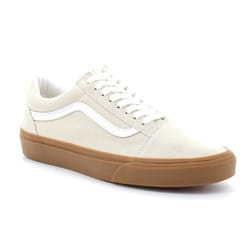 Baskets Homme - VANS - Old Skool Beige - Lacets - Talon Plat - Tige Textile