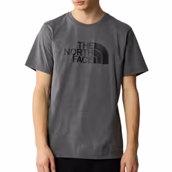 T-shirt Homme THE NORTH FACE Easy Gris en Coton à Manches Courtes et Col Arrondi