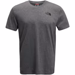 T-shirt Homme The North Face Simple Dome Gris - Coton - Manches courtes - Col arrondi