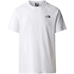 T-shirt homme blanc dos imprimé - The North Face - coupe droite - manches courtes - 100% coton recyclé