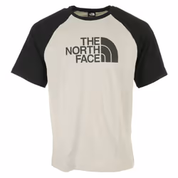 Tee shirt THE NORTH FACE Raglan Easy PI61 Gris Homme - 100% coton - Manches courtes - Col arrondi