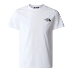 Tee shirts manches courtes the north face simple dome fn41 white